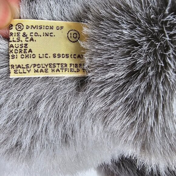 Applause Vintage 1986 Jethro Plush Bear The Hatfields Rubber Hands Feet Gray - Picture 8 of 9